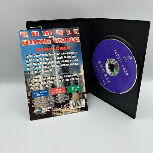 Rumble In Hong Kong Jackie Chan Region Free Martial Arts DVD Passion Productions - Picture 3 of 3